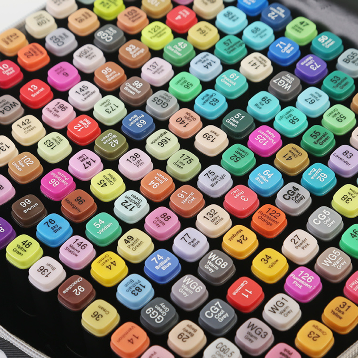Winsons 12/24/36/60/120/240 Colors Dual Tip Alcohol Markers Set for Airbrush Marker Replacement
