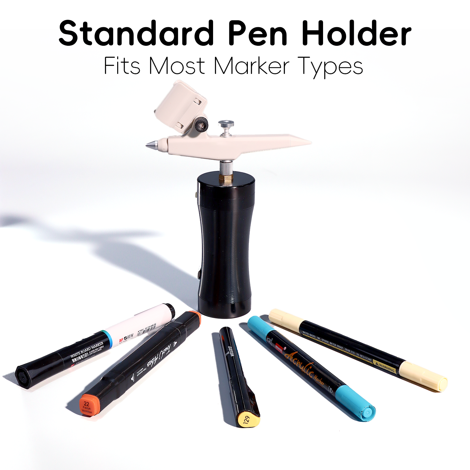 WINSONS 2.0 Upgraded Cordless Marker Airbrush System with Fit Most Pen Holder