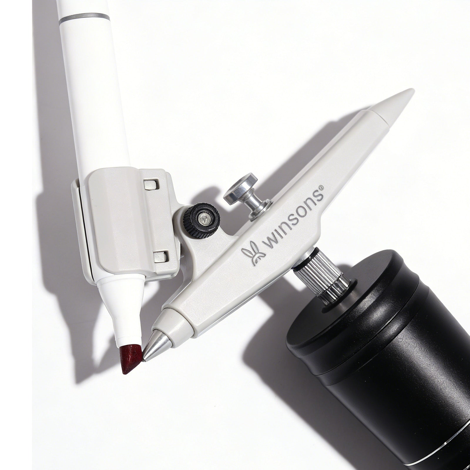 WINSONS 2.1 Upgraded Cordless Marker Airbrush System with Fit Most Pen Holder