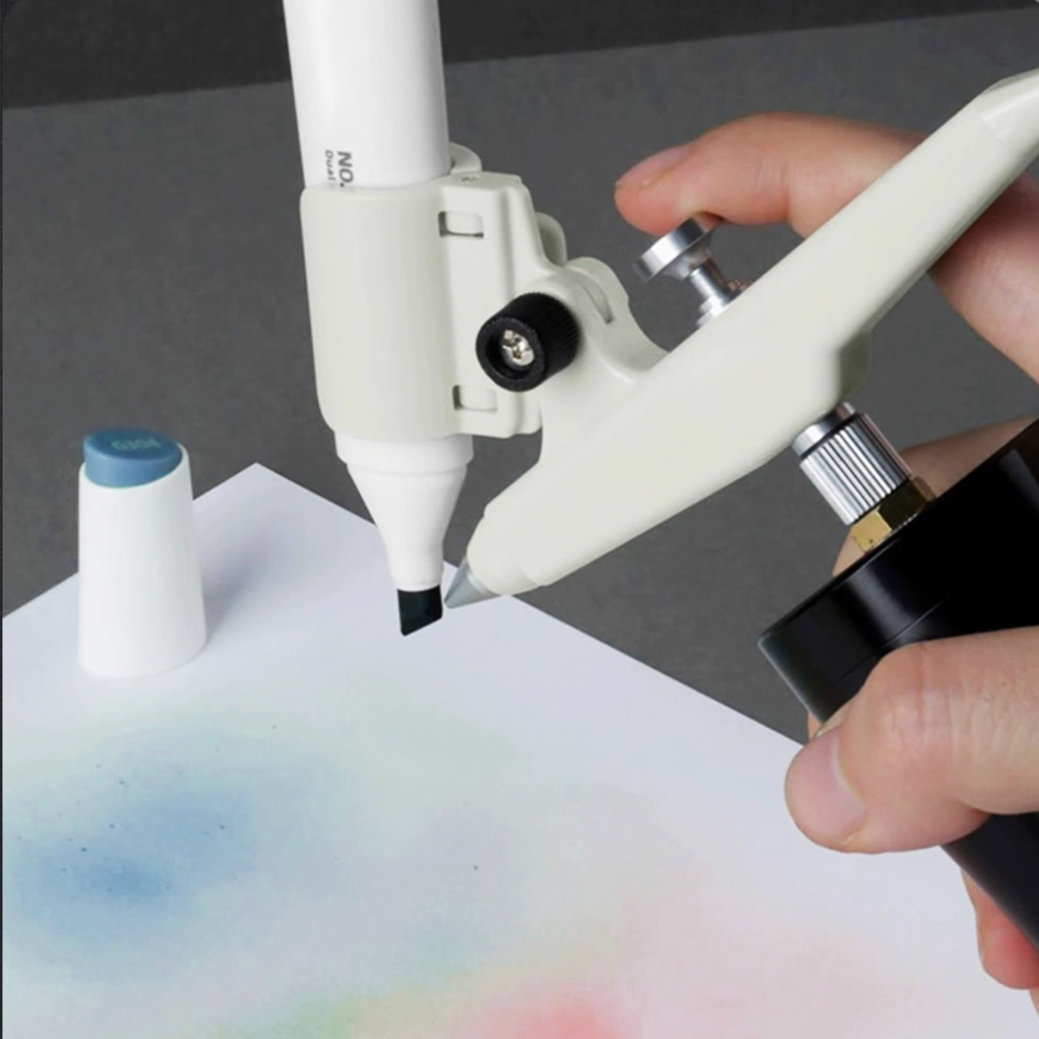 WINSONS 2.1 Upgraded Cordless Marker Airbrush System with Fit Most Pen Holder