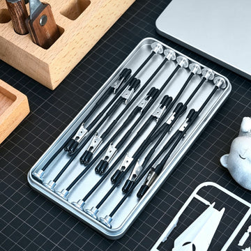 Plamojet Magnetic Bendable Alligator Clip Sticks Set with Metal Storage Case