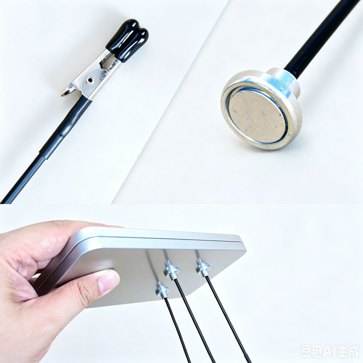 Plamojet Magnetic Bendable Alligator Clip Sticks Set with Metal Storage Case