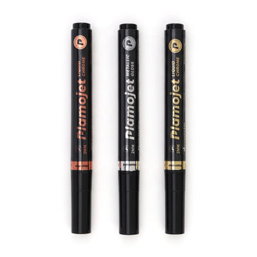 Liquid Chrome Marker Set – Gold, Silver & Copper (3 PCS)