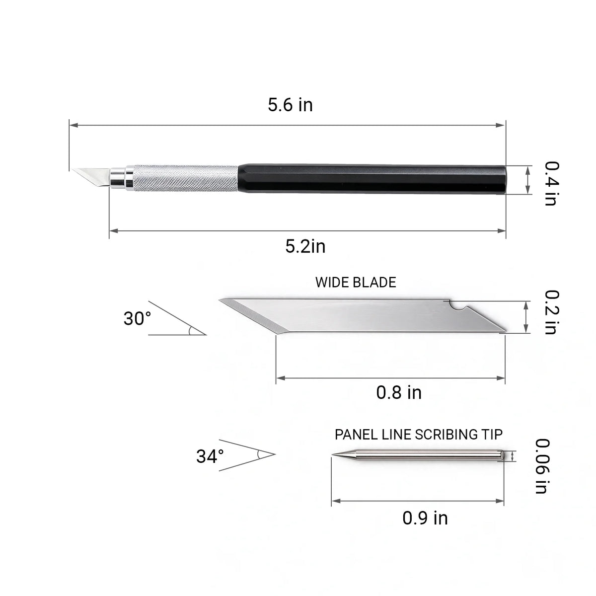 Plamojet Precision Hobby Knife for Model Kits