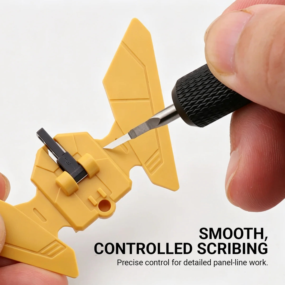 Plamojet Panel Line Scribing Chisel for Gunpla & Model Kits